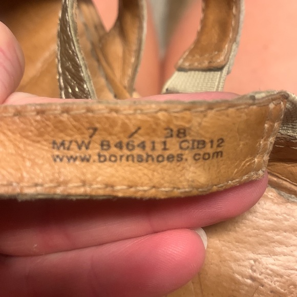 Born Gold Strappy heels - Picture 7 of 8